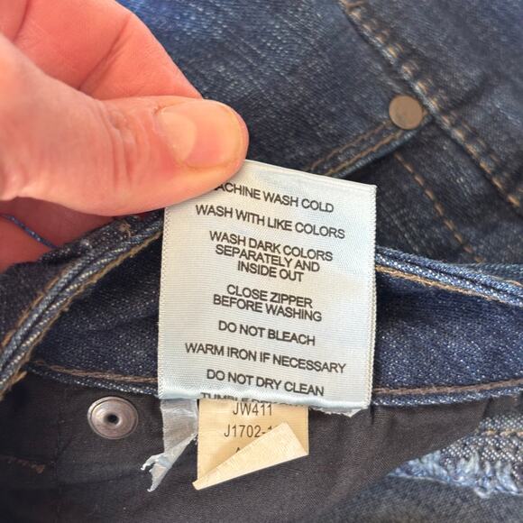 Jag Bootcut Jeans 6‎ Mid Rise Stretch Faded Mid Dark Western Rodeo 33" Inseam - Picture 12 of 13